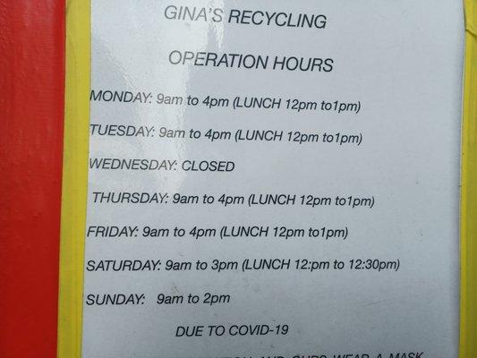 Staffed Hours: