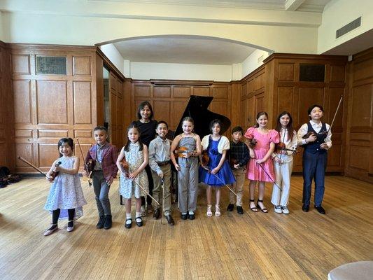 Violin Recital of the students of Ms Evamarie. May 18,2024