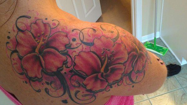 Hibiscus flowers... cover up