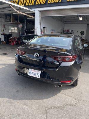 like new, using all official mazda parts