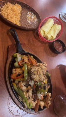 Chicken fajitas