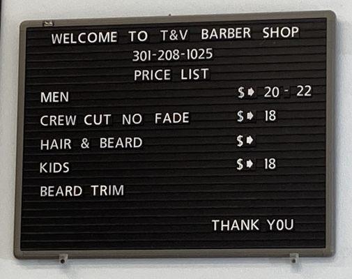 T&V Barber Shop