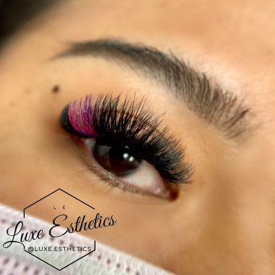 Colored lashes