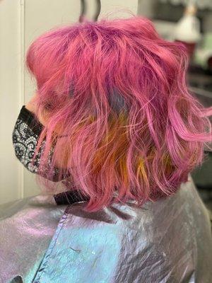 Fun haircolor