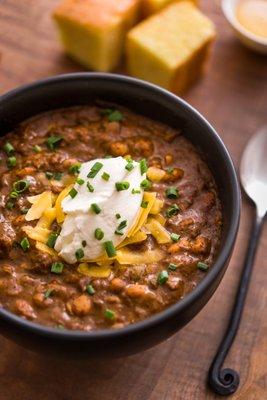 Stone Mountain Beef and Beans Chili