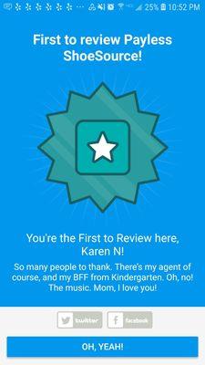 I am "Stepping" up the ladder Yelpers.. for the most *First To Review* or *Thanks For Tip* :)