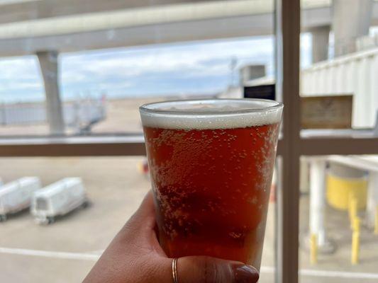 Texas Red by Rahr & Sons Brewing | An amber beer; malty sweetness and went great with my lunch.