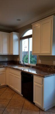 Before & After Cabinet Painting in Riverbank, CA