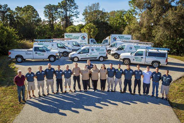 The Kobie Complete Team & Fleet of Service Vehicles