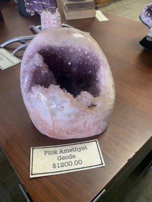 Pink Amethyst Geode