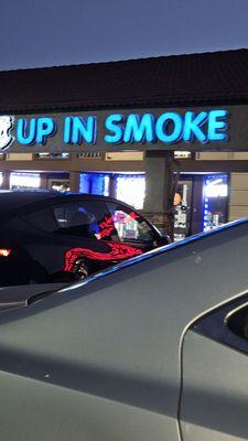 This is UP IN SMOKE. The premier vape shop here in Lake Forest, CA.