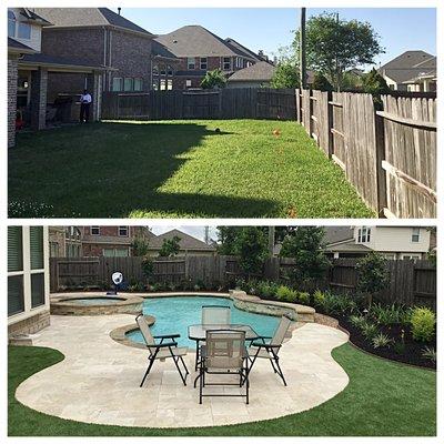 Landscaping and synthetic Turf