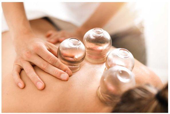 Cupping therapy to promote well flow of blood and energy on your body