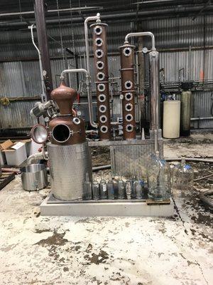 Custom Copper Stills.