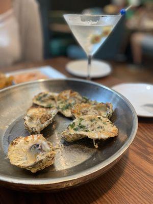 Charbroiled James River Oysters