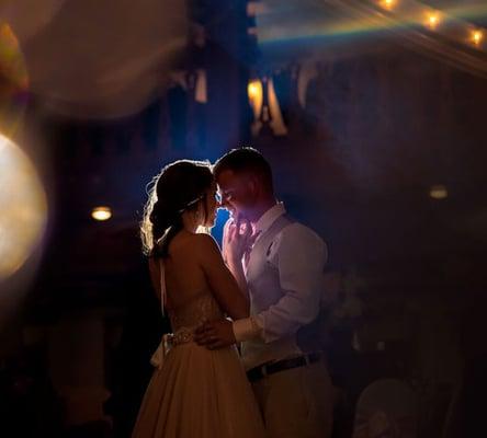 Whitney and Johnathan looking beautiful on their wedding day!