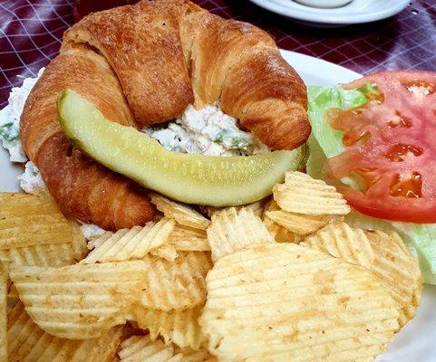 Chicken Salad on croissant