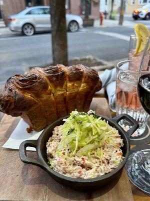 Italian hoagie dip .... Croissant bread is delicious and would be great for breakfast!