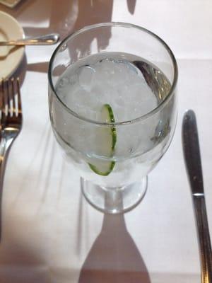 Cucumber water