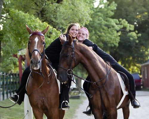 Horses and their riders can find many amazing friendships....