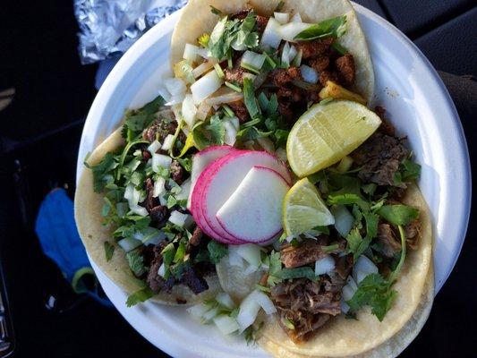 Carnitas, pastor, carne asada