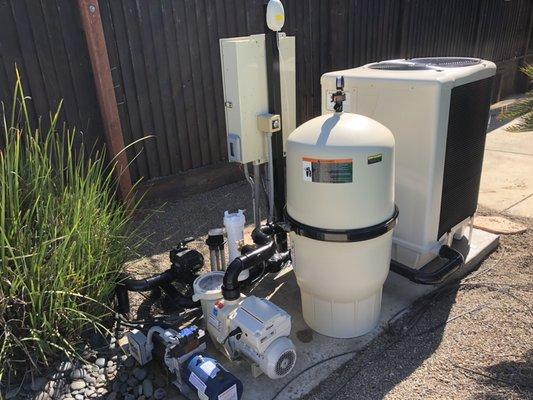 A complete pool equipment upgrade! Heat Pumps! Smart Device Controls! PENTAIR!