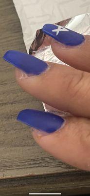 Horrible .you can see my nails from the side they dint care to clean cuticles. Picture was taken same day