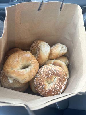 Dozen bagels