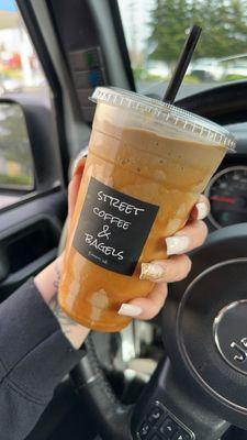 Caramel macchiato blended