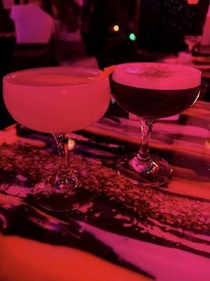 Pornstar martini and Chocolate Negroni