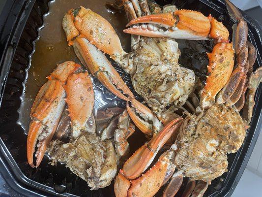 2 1/2 blue crabs for 29.99