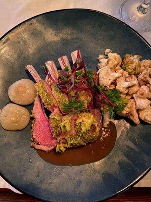 Rack of lamb