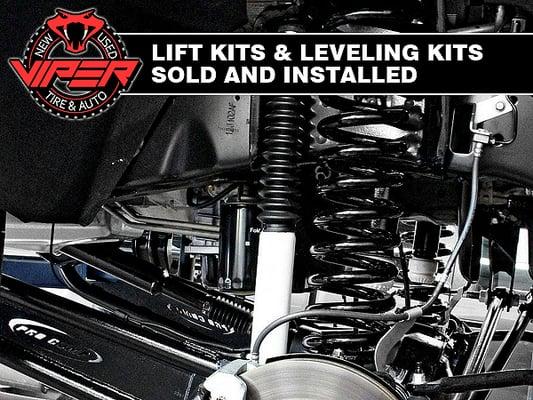 Viper Tire and Auto offers Lift Kits and Leveling Kits from Rough Country, Pro Comp, BDS, CST, Rubicon Express, Fabtech and many more.