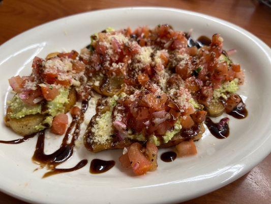 Avocado bruschetta