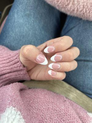 Acrylics with French tips