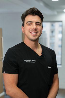 Dr. Brian Aguirre has been practicing Prosthodontics for over a decade and specializes in complex prosthodontic cases.