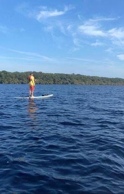 Paddle boarding