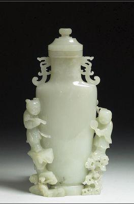 Qianlong period jade jar.