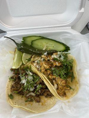 Taco Asada and Taco Pollo