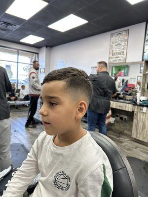 Perfect fade , this kid looked wonderful.