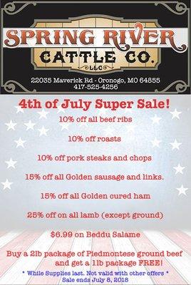 4th of July Sale!