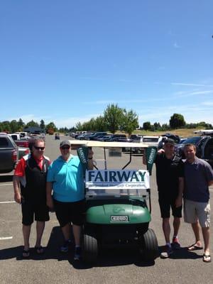 The boys at the Local #4 Longshoreman Annual Golf Tournament.