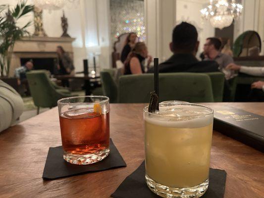 Negroni and Sage Advice both great choices. Elegant and fun atmosphere without a ton of tourists.