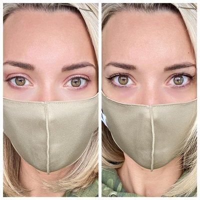 Lash lift and tint