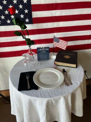 Memorial Table