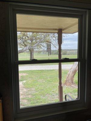 Dining room window is so much better than our ancient drafty one!