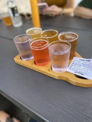 Seltzer's on the left and some brews to the right