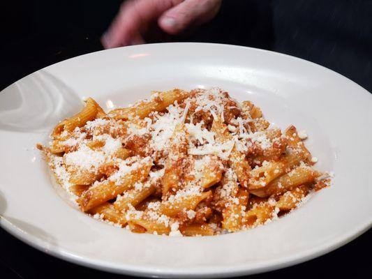 Penne Bolognese (Needs a little more sauce)