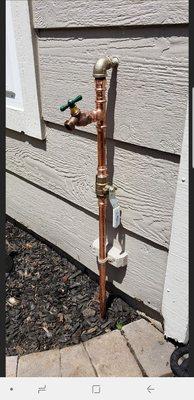 Hose bib, ball valve water repair in Martinez ca