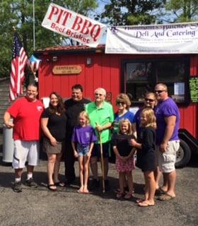 The Hammann Family and the Opening of Grandpa's BBQ Trailer